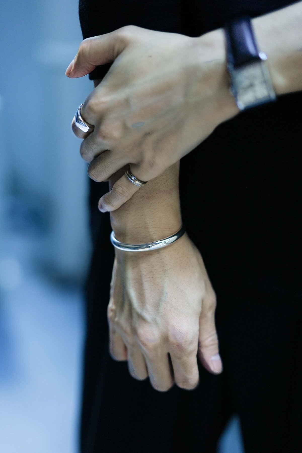 OX JEWELRY Silver Curve Bangle | MB -there is a...