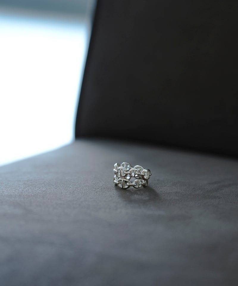 OX JEWELRy Anchor Chain Double Ring 17号 OX JEWELRy Anchor Chain Classic Double Ring | M