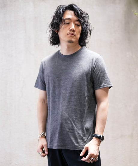 MBハイエンド尾州ウールTシャツ ジャストフィットモデル
