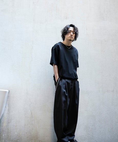 MBハイエンド ベーシックワイドスラックス MORE THAN COTTON
