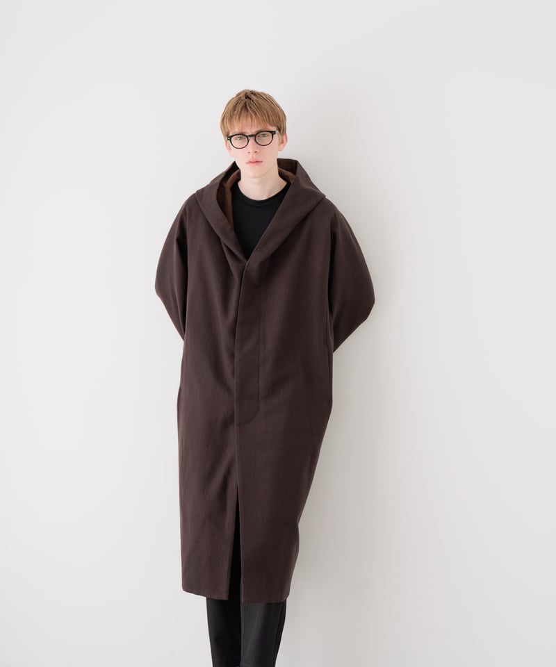 3/1発売】MB ULTIMATE尾州/近江晒ウール フーデットコート | MB -ther