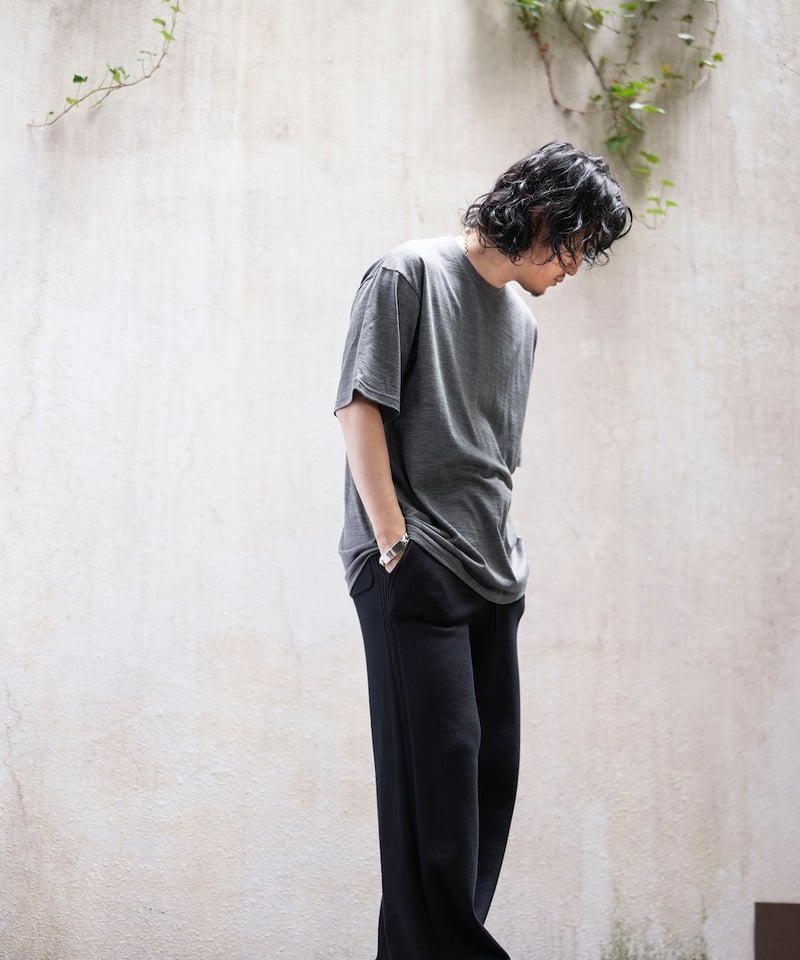 MBハイエンド尾州ウールTシャツ ビッグサイズモデル | MB -there is a