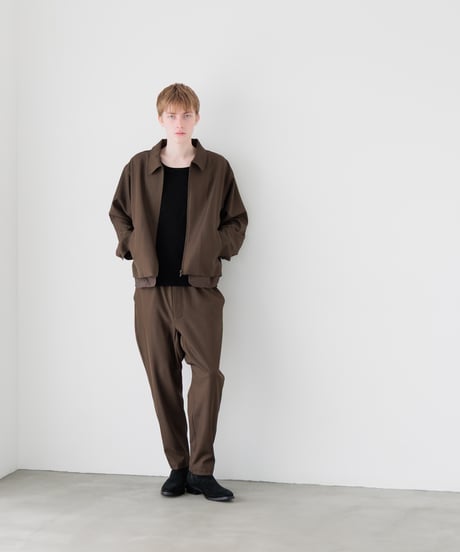 STANDARD WOOLY TWILL  CUT OFF CROPPED BLOUSON