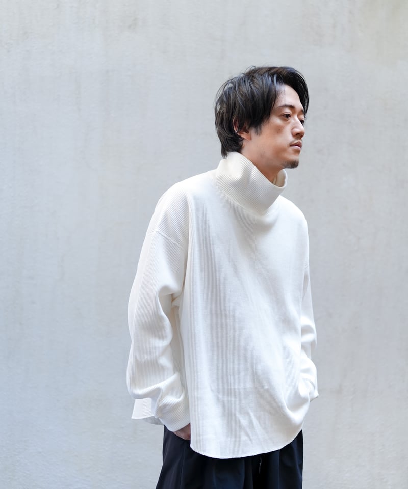 MBハイエンド ワッフルカットソーオフタートル | MB -there is a MBハイエンド ワッフルカットソーオフタートル | MB -there is a