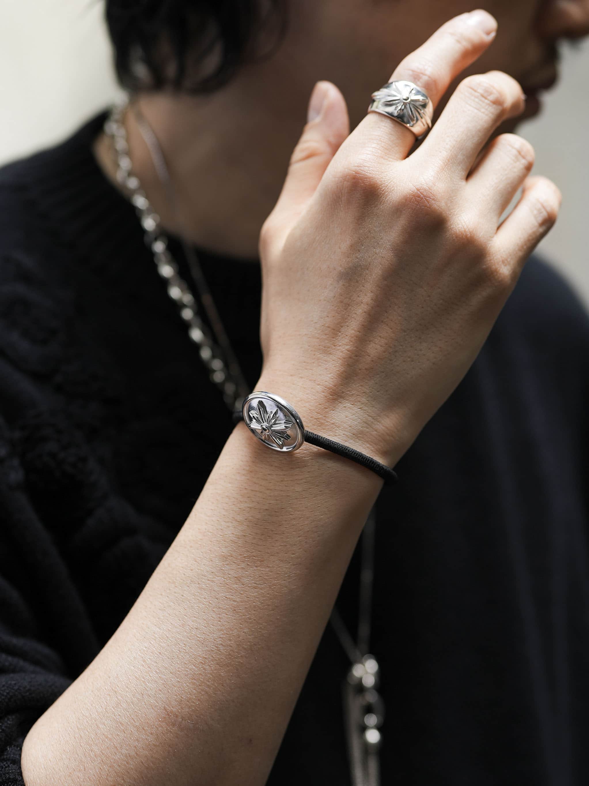 OX jewelry Silver Circle Ring 11号 original