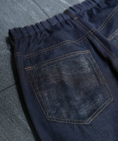 MB ULTIMATE FABRIC トロンプルイユワイドデニムパンツ