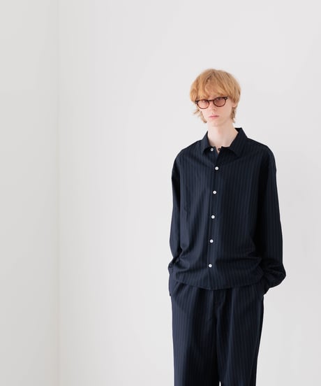 STRIPE BOX PAJAMA SHIRT