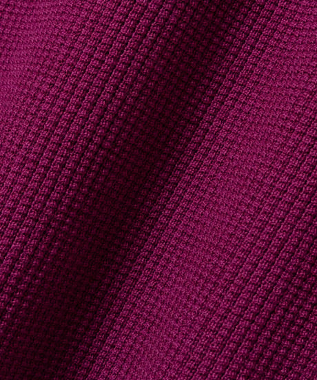 【6/14発売】ULTIMATE FABRIC HIGH TWIST EXTRA FINE MERINO WOOL WAFFLE CREW NECK by UMEDA NIIGATA