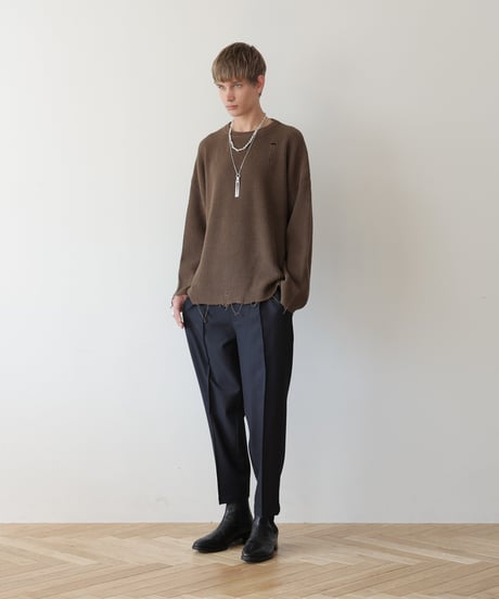 STANDARD WOOLY TWILL TAPERED SLACKS