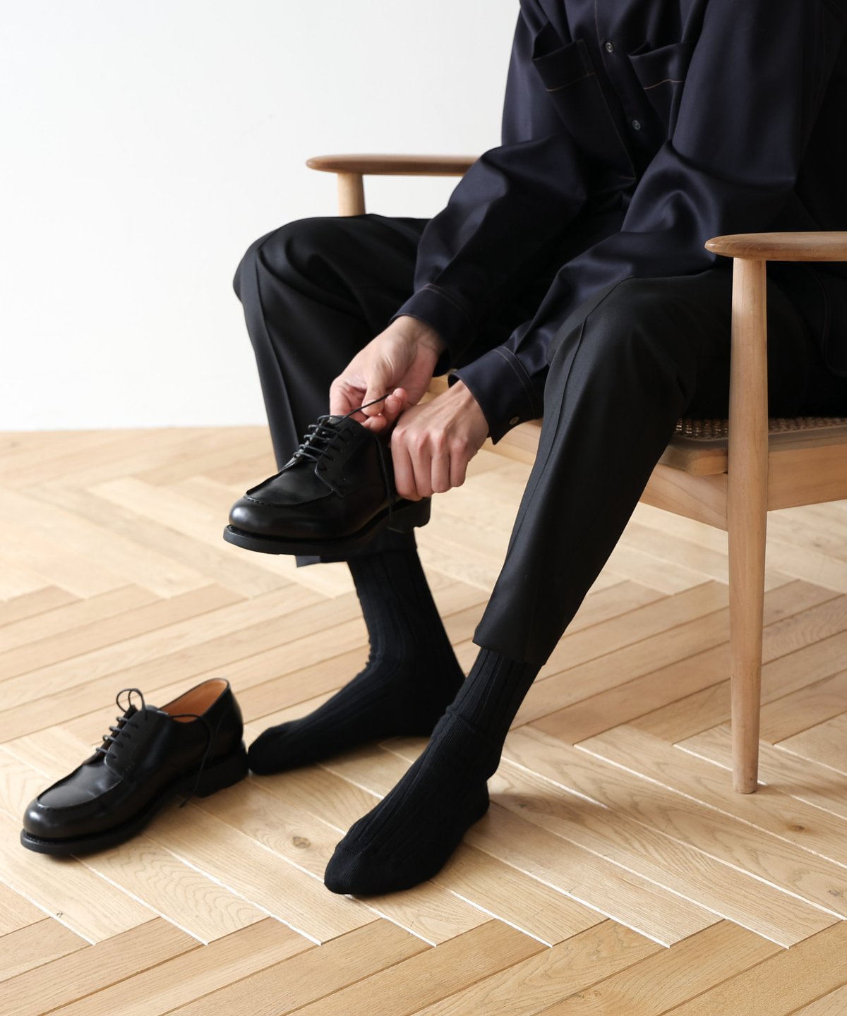 MB ULTIMATE FABRIC アメリカンシーアイランド ソックス(白黒2枚セット