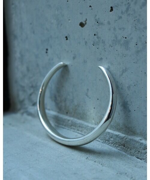 OX JEWELRY Silver Curve Bangle 未使用-