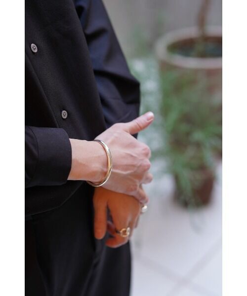 OX JEWELRY Silver Curve Bangle | MB -there is a OX JEWELRY Silver Curve Bangle | MB -there is a