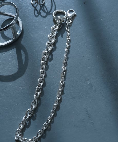 OX JEWELRy Curve Cable Wallet Chain