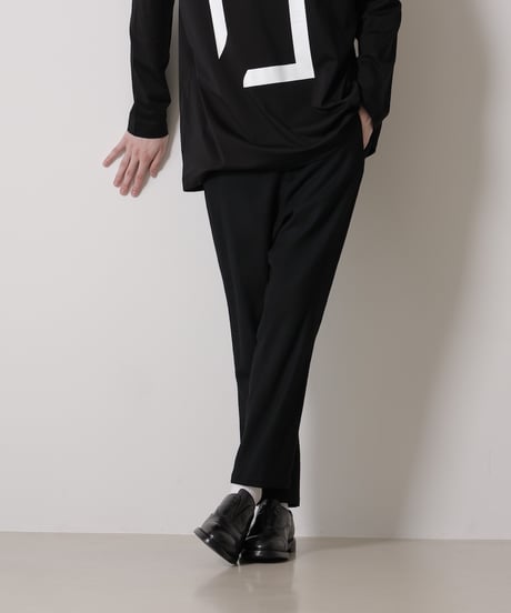 MB ULTIMATE FABRIC 梳毛カシミヤ ストレッチフラノ サルエルスラックス