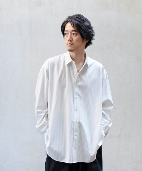 MB ULTIMATE FABRIC ジャージーストライプシャツ