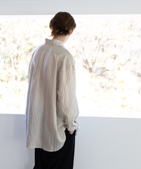 MB ハイエンドストライプビッグシャツ  fabric by ACAR