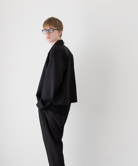 STANDARD WOOLY TWILL  CUT OFF CROPPED BLOUSON