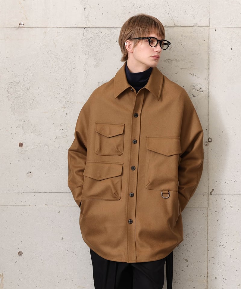 MBハイエンド尾州ウール 60/2 WORSTED WOOL ダブルメルトン