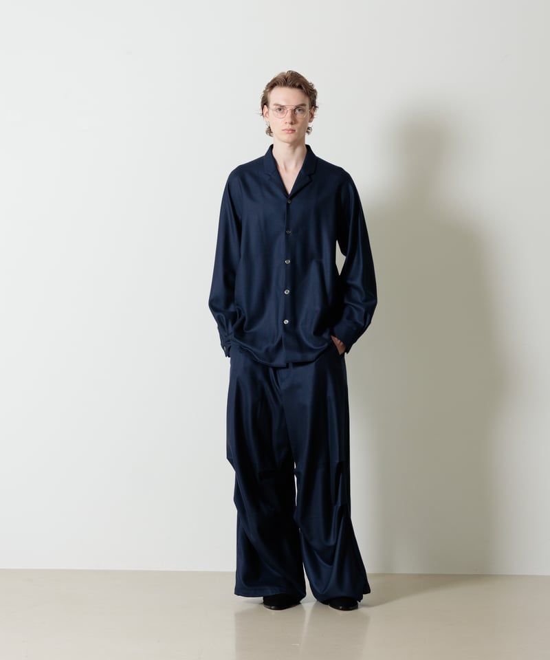 MB ULTIMATE 尾州ウール オープンカラーシャツアウター | MB