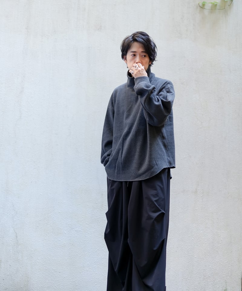 MBハイエンド ワッフルカットソーオフタートル | MB -there is a MBハイエンド ワッフルカットソーオフタートル | MB -there is a