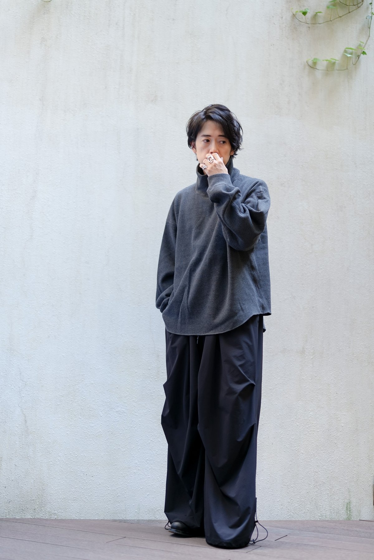 4/13アーカイブ発売】MBハイエンド ワッフルカットソーオフ 4/13アーカイブ発売】MBハイエンド ワッフルカットソーオフ