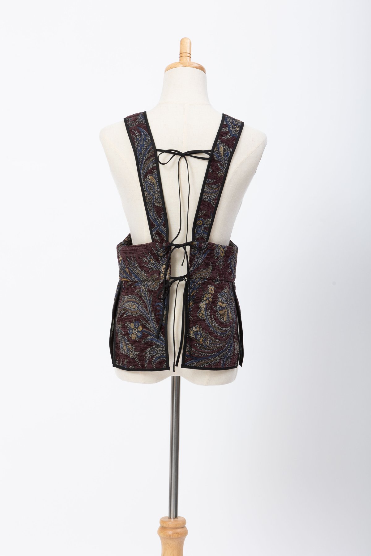 Jaquard Corset Vest / Brown | jesh