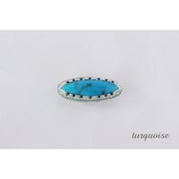 帯留＊ ターコイズ