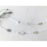 glasses cord＊white A