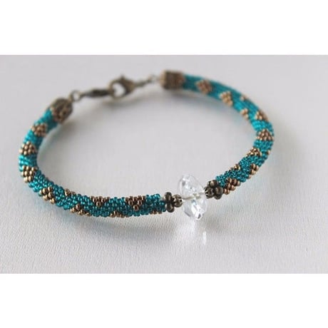 羽織紐＊Hakuro（孔雀青）