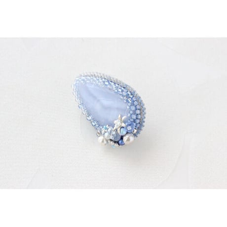 帯留＊ブルーレース