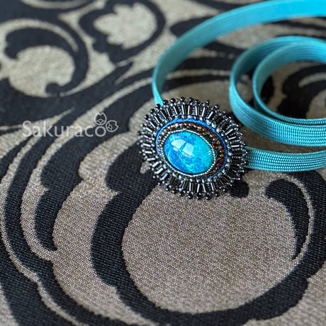 帯留＊ クリソコラ