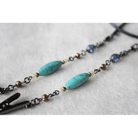 3way袂留め＊ターコイズブルー