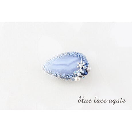 帯留＊ブルーレース