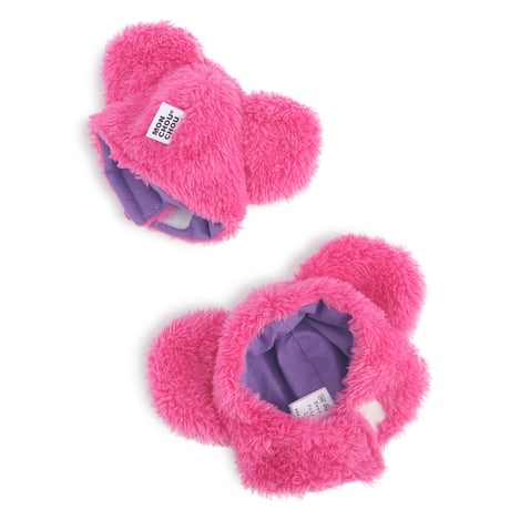 【即納】　pink bear hat