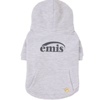 NEW LOGO BIG HOODIE-MELANGE GRAY