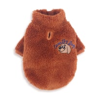 【即納】　Country dog Fur zip-up Brown