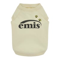 FOOT PRINTED SWEAT SHIRT-CREAM
