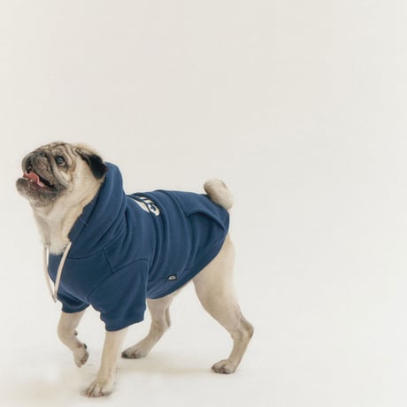 NEW LOGO BIG HOODIE-NAVY