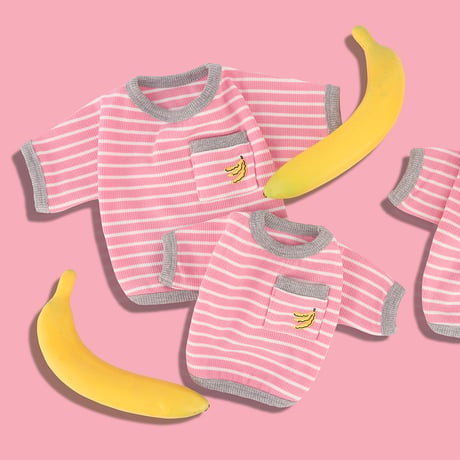 【即納】　Pocket Bites Crop Top_Banana