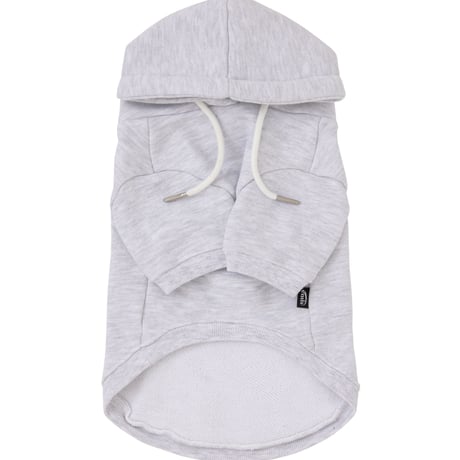 NEW LOGO BIG HOODIE-MELANGE GRAY