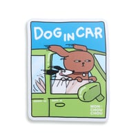 【即納】　I ♡ DOG Sticker