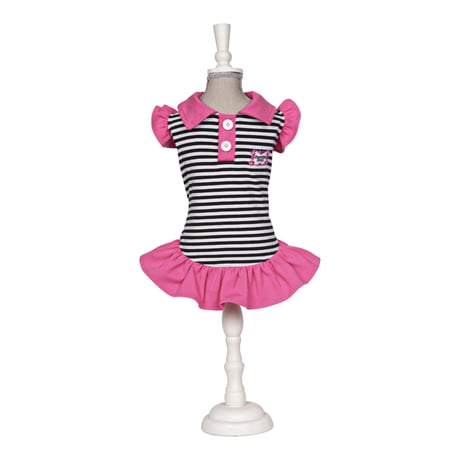 【即納】　Art. 2085 dress Striped Bon ton