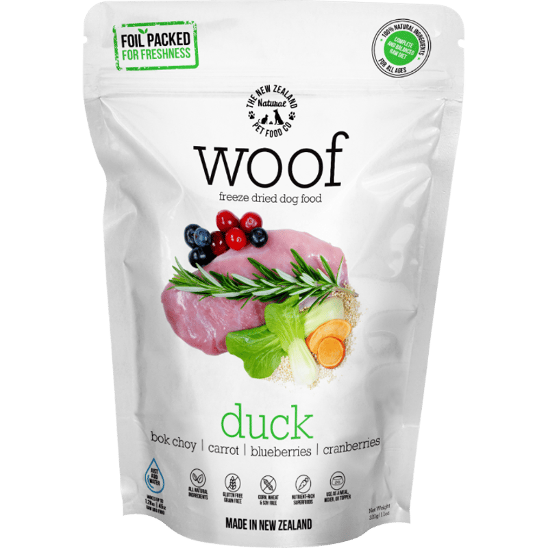 WOOF ワフ フリーズドライドッグフード ダック 280g | Chuck's WOOF ワフ フリーズドライドッグフード ダック 280g | Chuck's