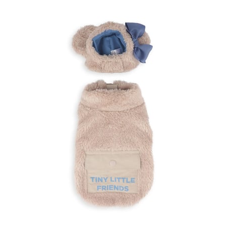 【即納】　Hi Bear Fur zip-up Jacket_Beige