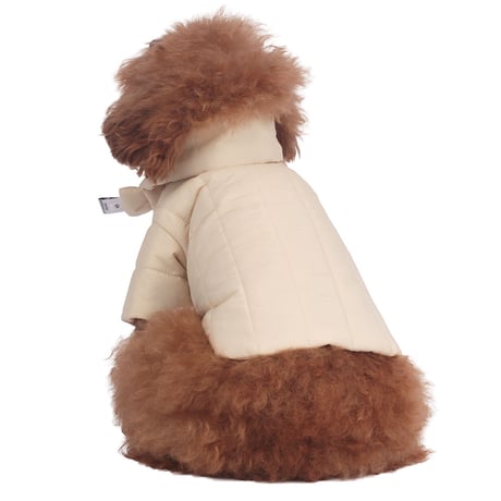 【即納】　Rich Light Quilted Jacket_Egg Beige