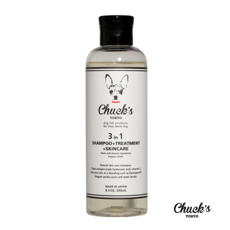 DOG】3 in 1 SHAMPOO+TREATMENT+ SKINCARE | Chuck DOG】3 in 1 SHAMPOO+TREATMENT+ SKINCARE | Chuck