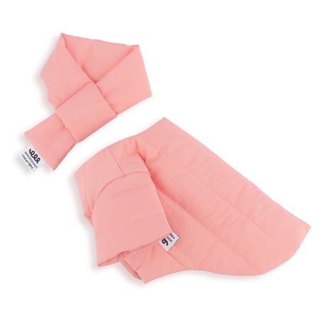 【即納】　Rich Light Quilted Jacket_Peach