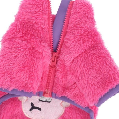 【即納】　Pink Bear Fleece Zip-Up