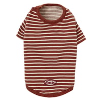 BUTTON SWEAT TEE-DARK ORANGE