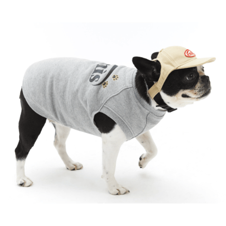 FOOT PRINTED SWEAT SHIRT-GRAY